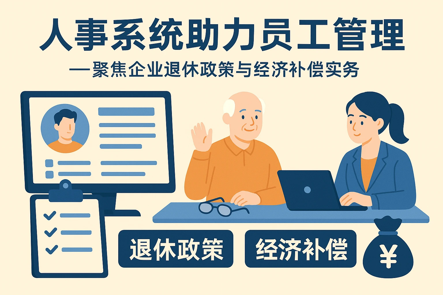 人事系统助力员工管理——聚焦企业退休政策与经济补偿实务