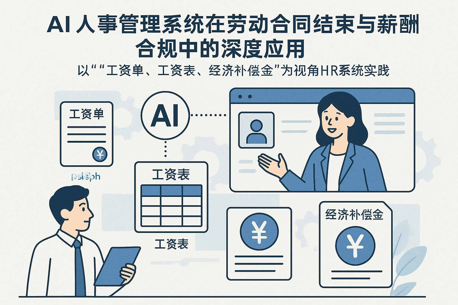 AI人事管理系统在劳动合同结束与薪酬合规中的深度应用——以“工资单、工资表、经济补偿金”为视角的HR系统实践
