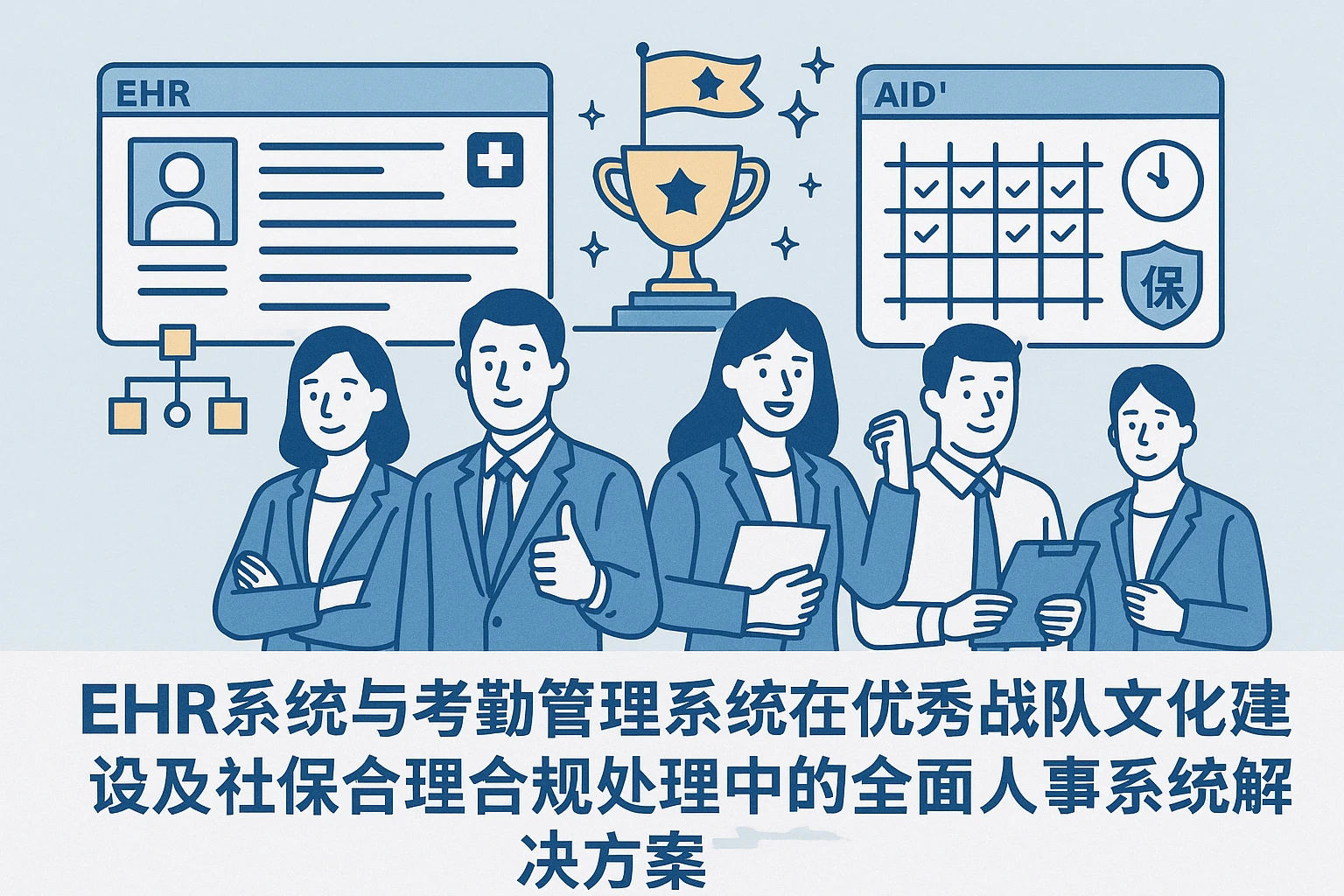 EHR系统与考勤管理系统在优秀战队文化建设及社保合理合规处理中的全面人事系统解决方案