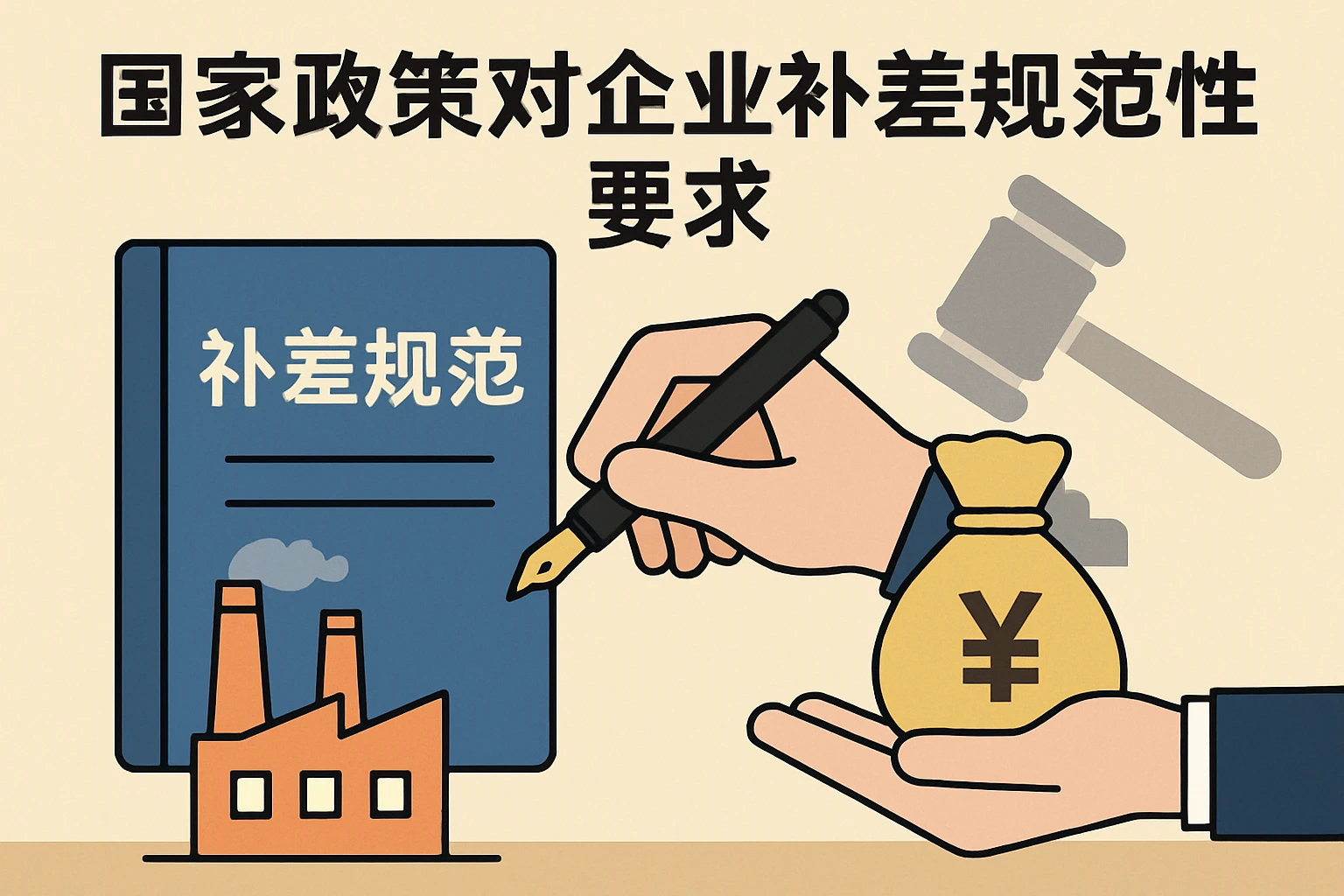国家政策对企业补差的规范性要求