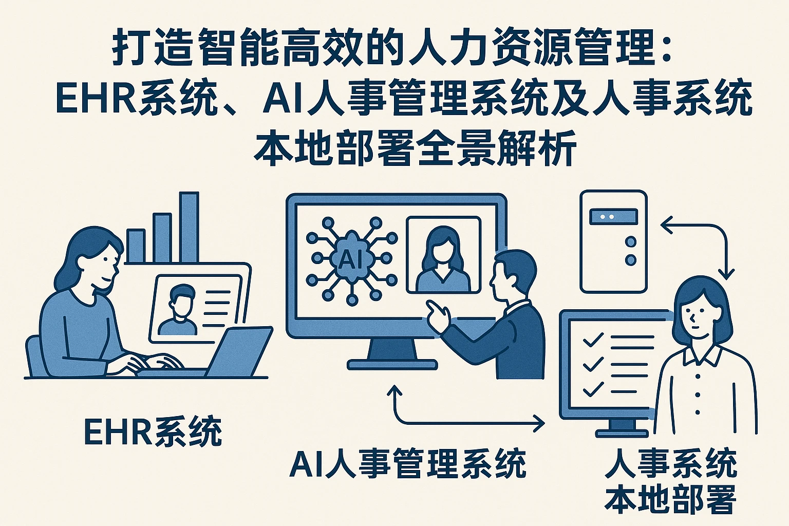 打造智能高效的人力资源管理：EHR系统、AI人事管理系统及人事系统本地部署全景解析