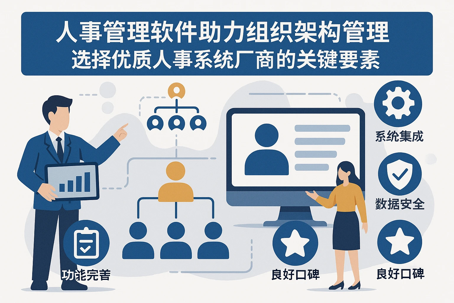 人事管理软件助力组织架构管理——选择优质人事系统厂商的关键要素