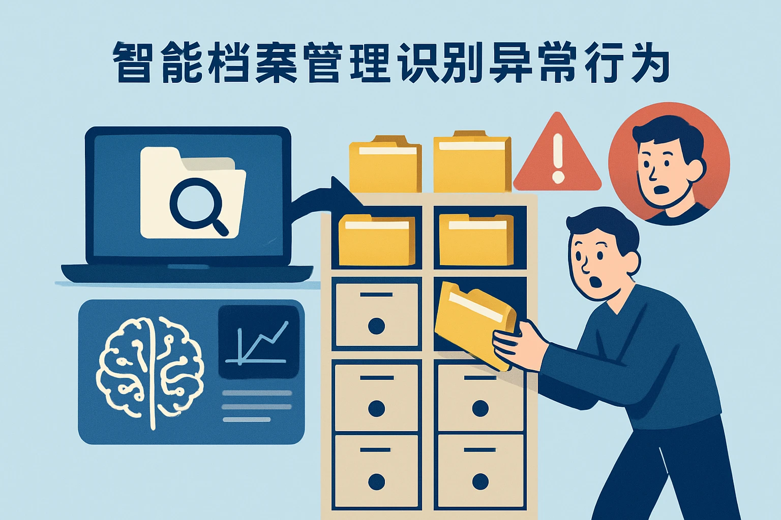 智能档案管理识别异常行为