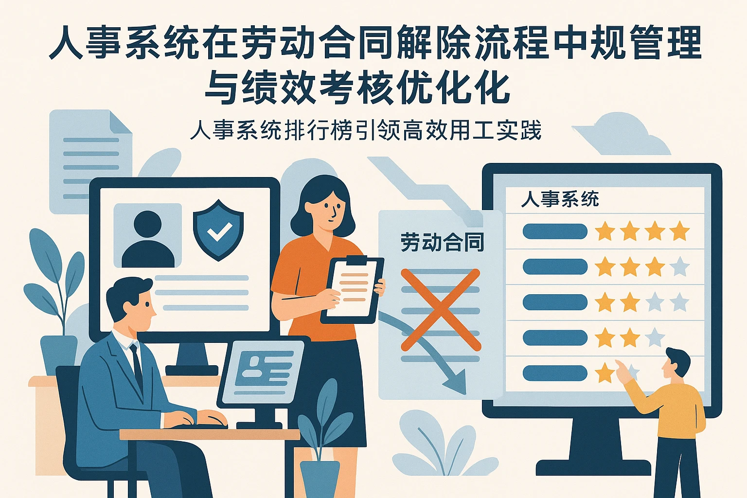 人事系统在劳动合同解除流程中的合规管理与绩效考核优化——人事系统排行榜引领高效用工实践