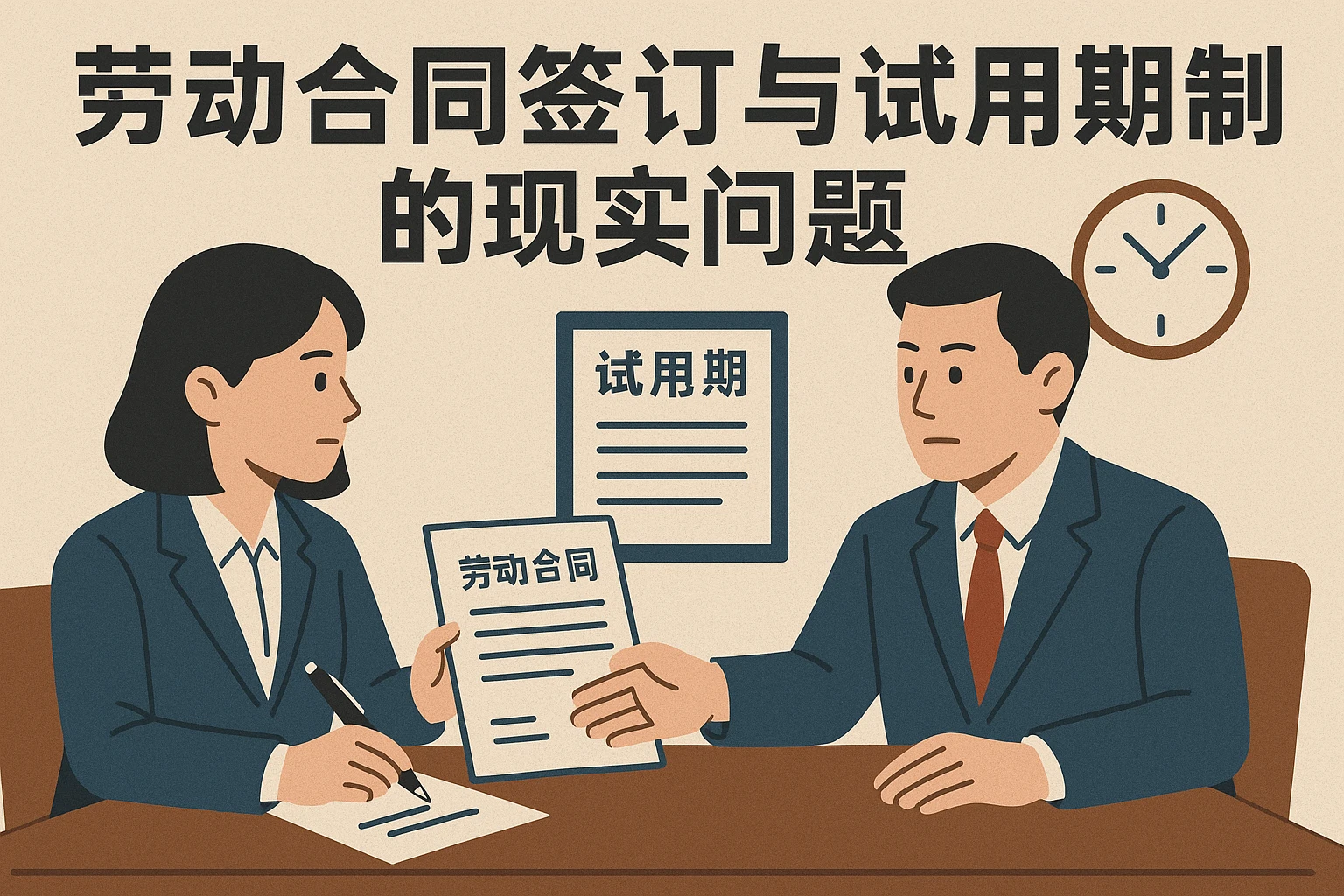 劳动合同签订与试用期管理的现实问题