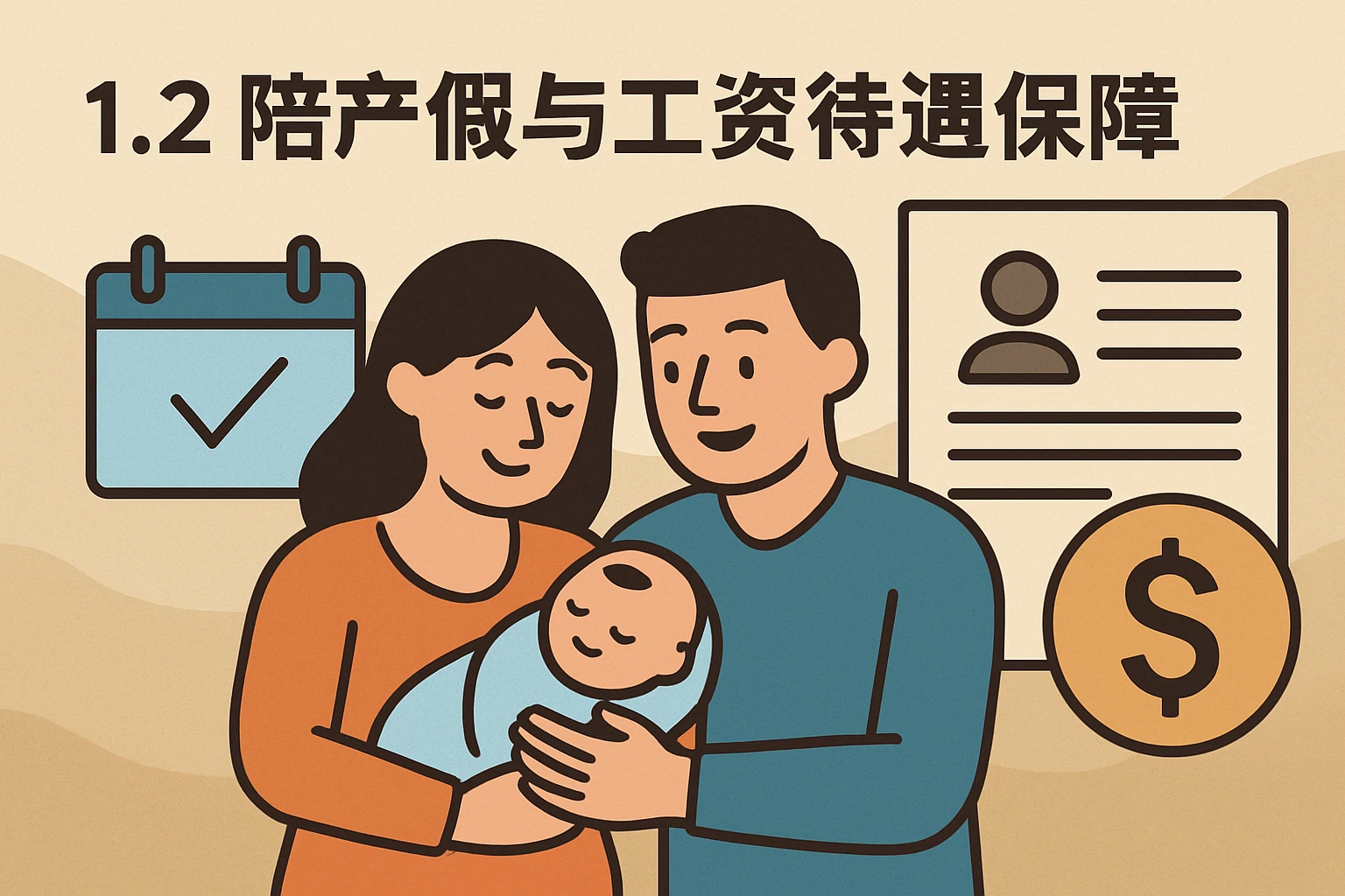 1.2 陪产假与工资待遇保障