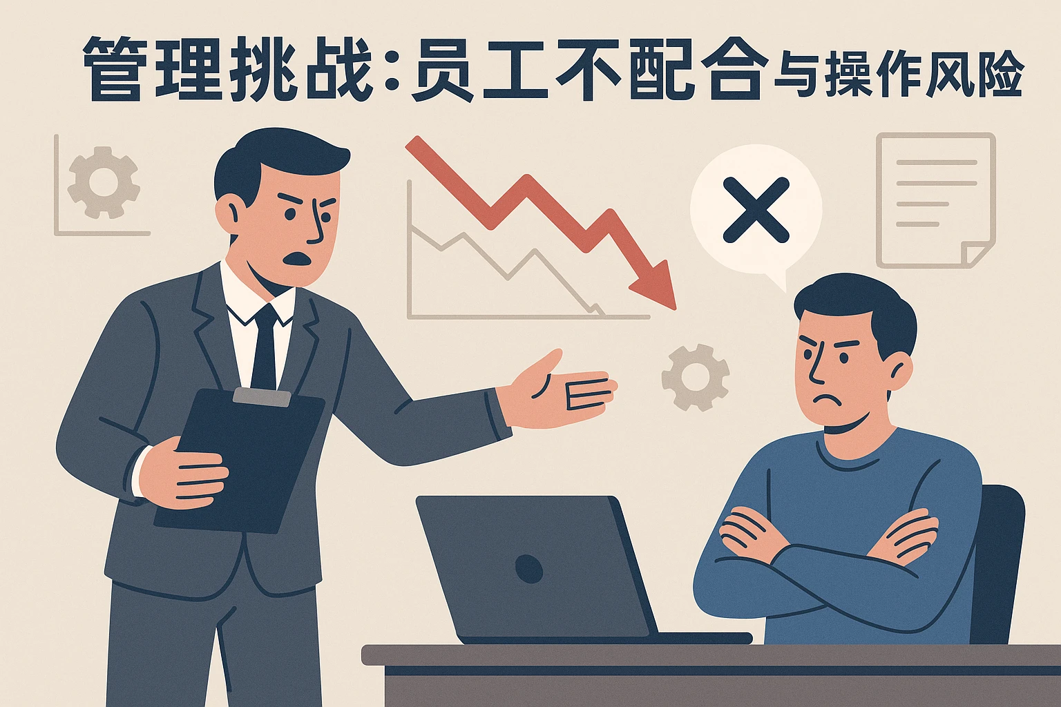 管理挑战：员工不配合与操作风险