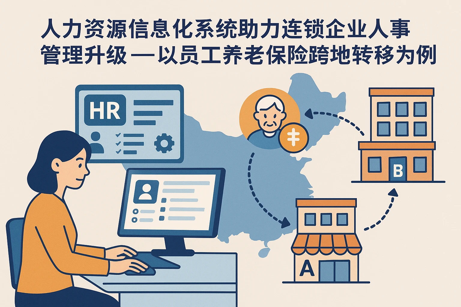 人力资源信息化系统助力连锁企业人事管理升级——以员工养老保险跨地转移为例