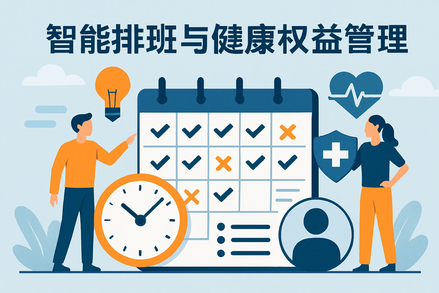 智能排班与健康权益管理