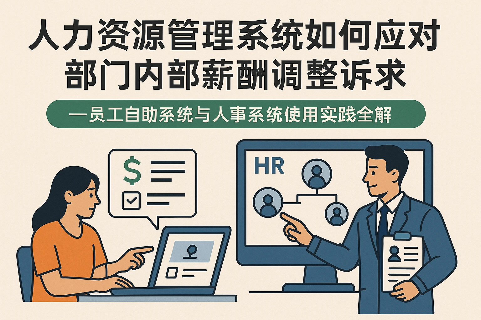 人力资源管理系统如何应对部门内部薪酬调整诉求——员工自助系统与人事系统使用实践全解