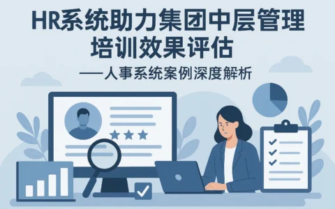 HR系统助力集团中层管理培训效果评估——人事系统案例深度解析