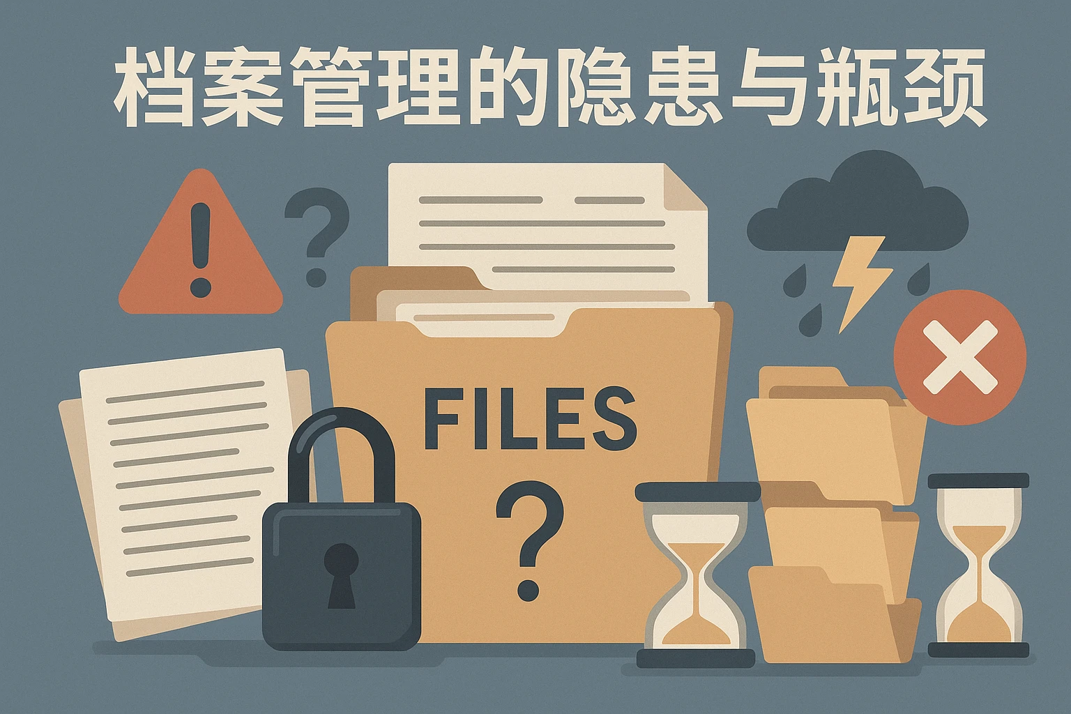 档案管理的隐患与瓶颈