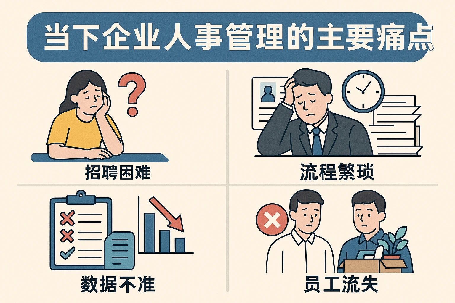 当下企业人事管理的主要痛点