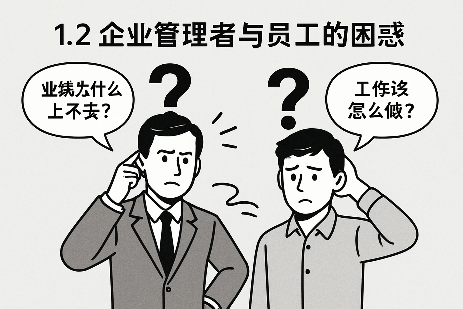 1.2 企业管理者与员工的困惑