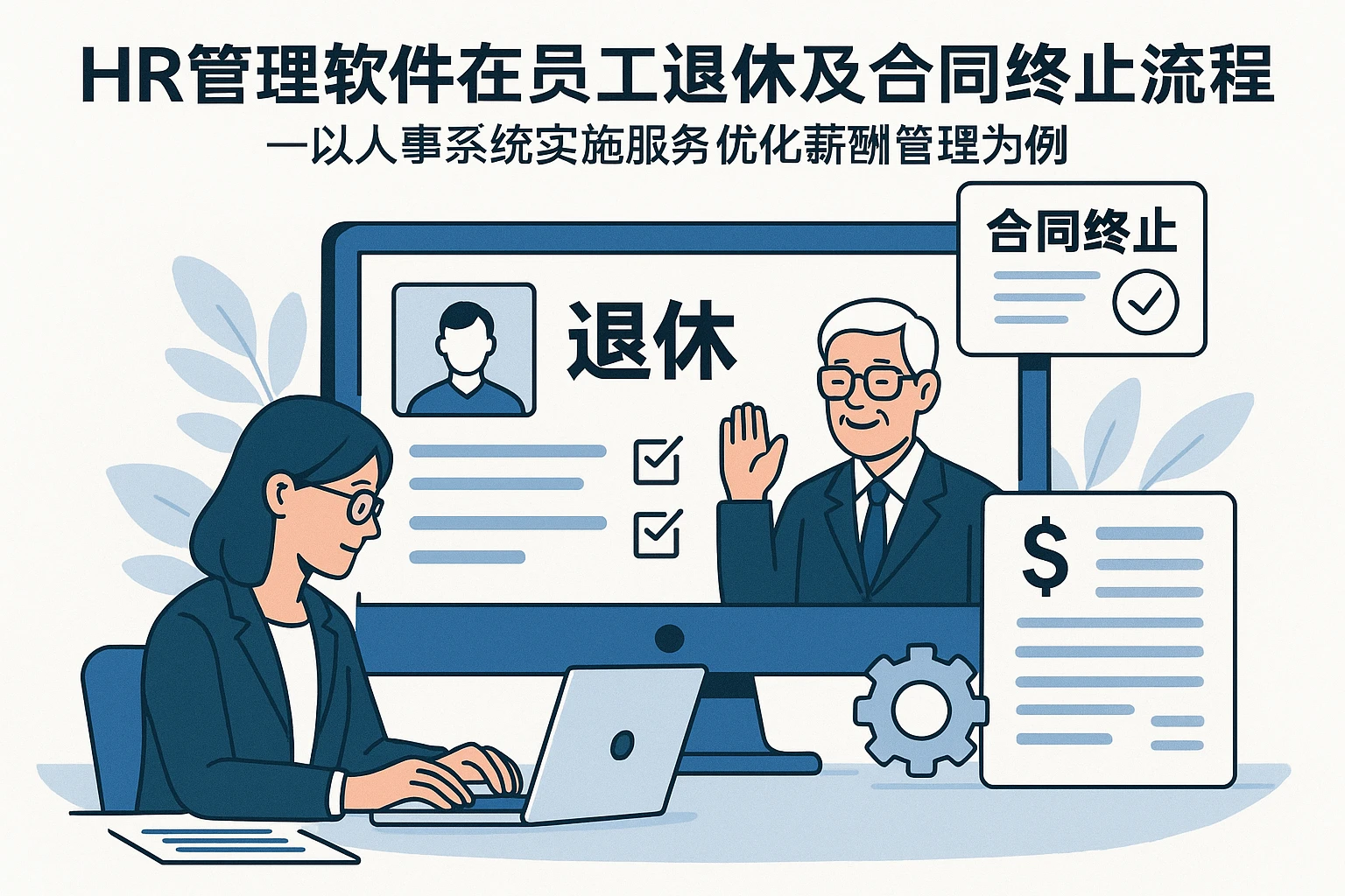 HR管理软件在员工退休及合同终止流程中的应用——以人事系统实施服务优化薪酬管理为例