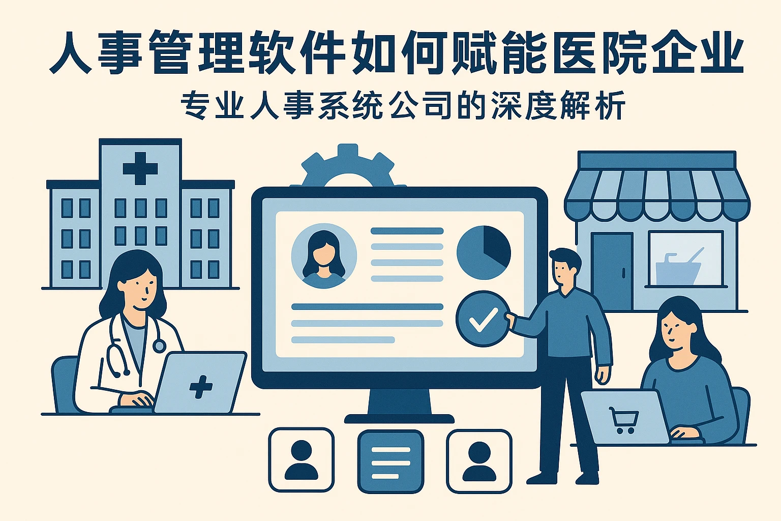 人事管理软件如何赋能医院和电商企业——专业人事系统公司的深度解析