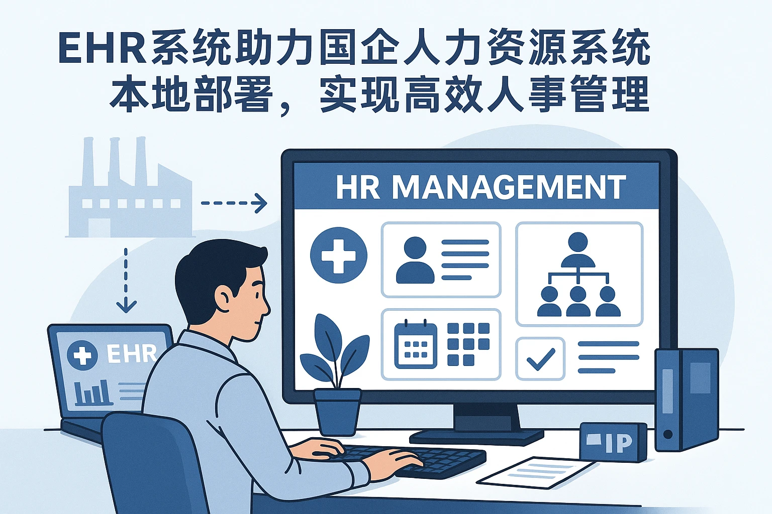EHR系统助力国企人力资源系统本地部署，实现高效人事管理