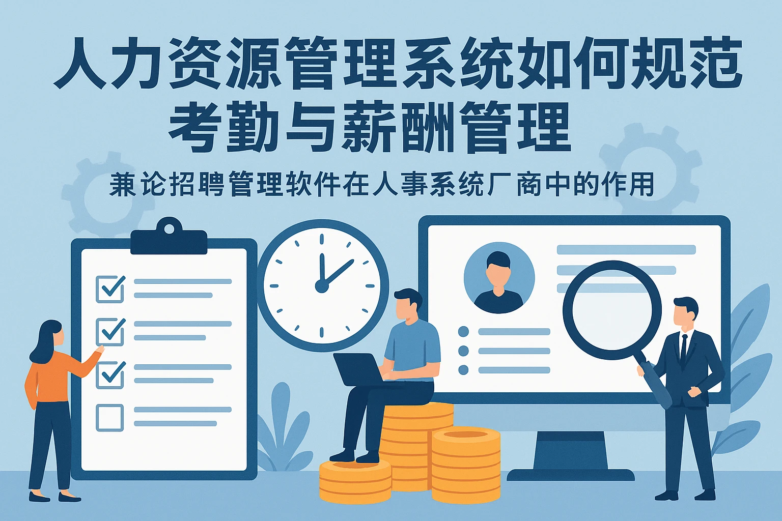 人力资源管理系统如何规范考勤与薪酬管理——兼论招聘管理软件在人事系统厂商中的作用