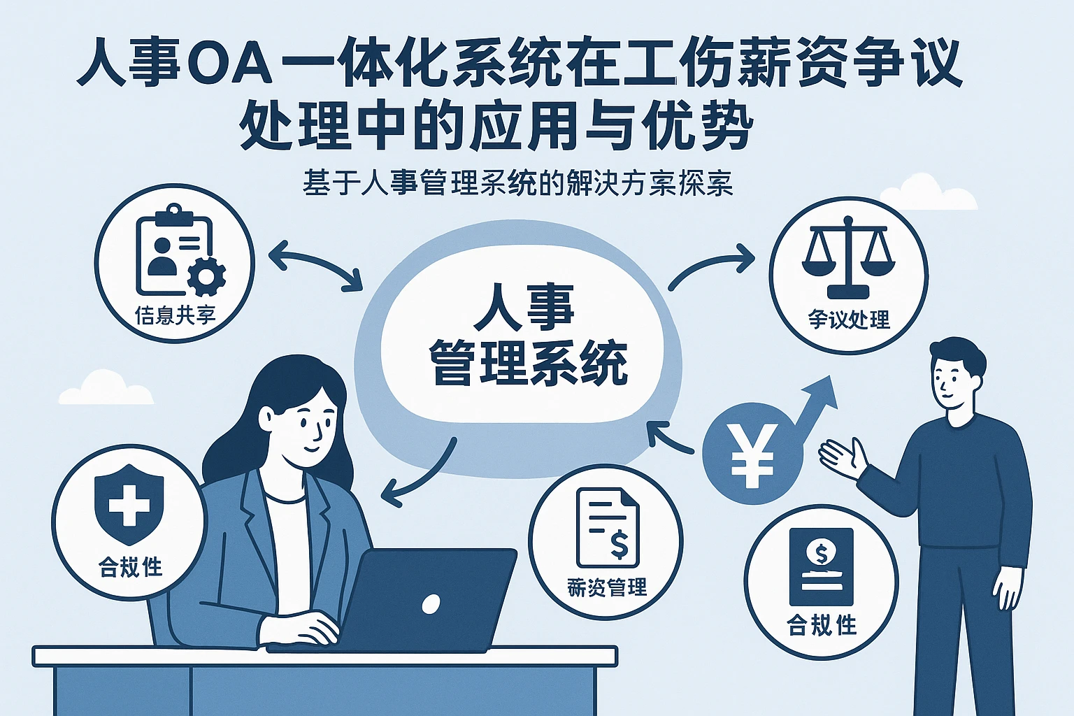 人事OA一体化系统在工伤薪资争议处理中的应用与优势——基于人事管理系统的解决方案探索