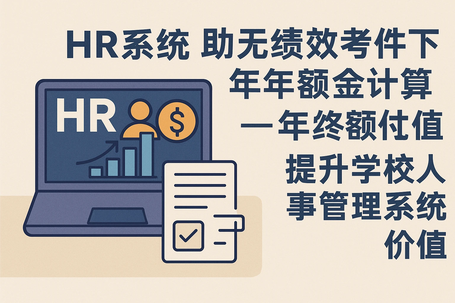 HR系统助力无绩效考核环境下的年终奖计算——提升学校人事管理系统价值