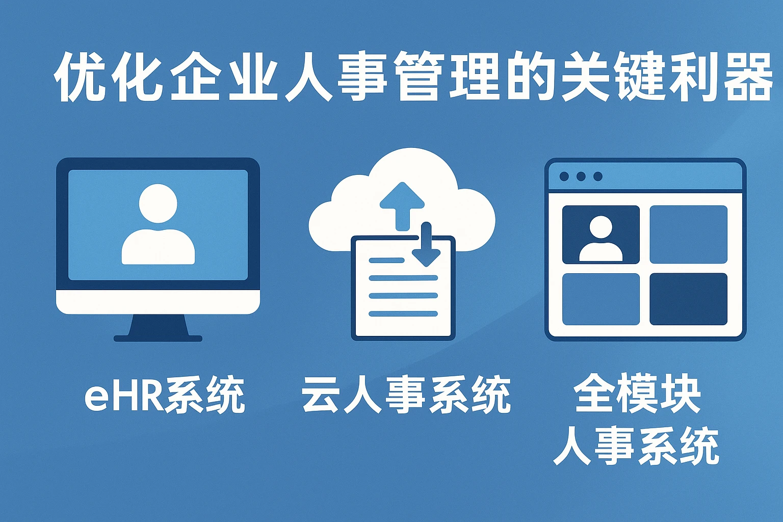 优化企业人事管理的关键利器——eHR系统、云人事系统与全模块人事系统的深度解析