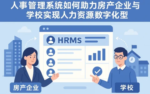 人事管理系统如何助力房产企业与学校实现人力资源数字化转型