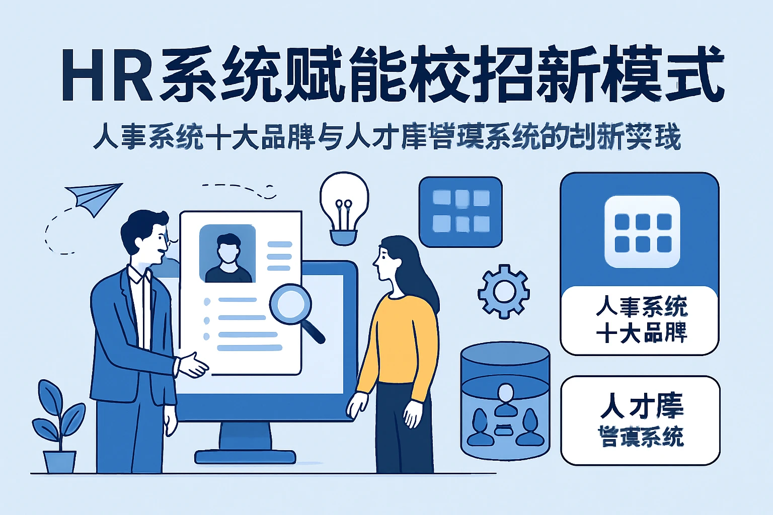 HR系统赋能校招新模式：人事系统十大品牌与人才库管理系统的创新实践