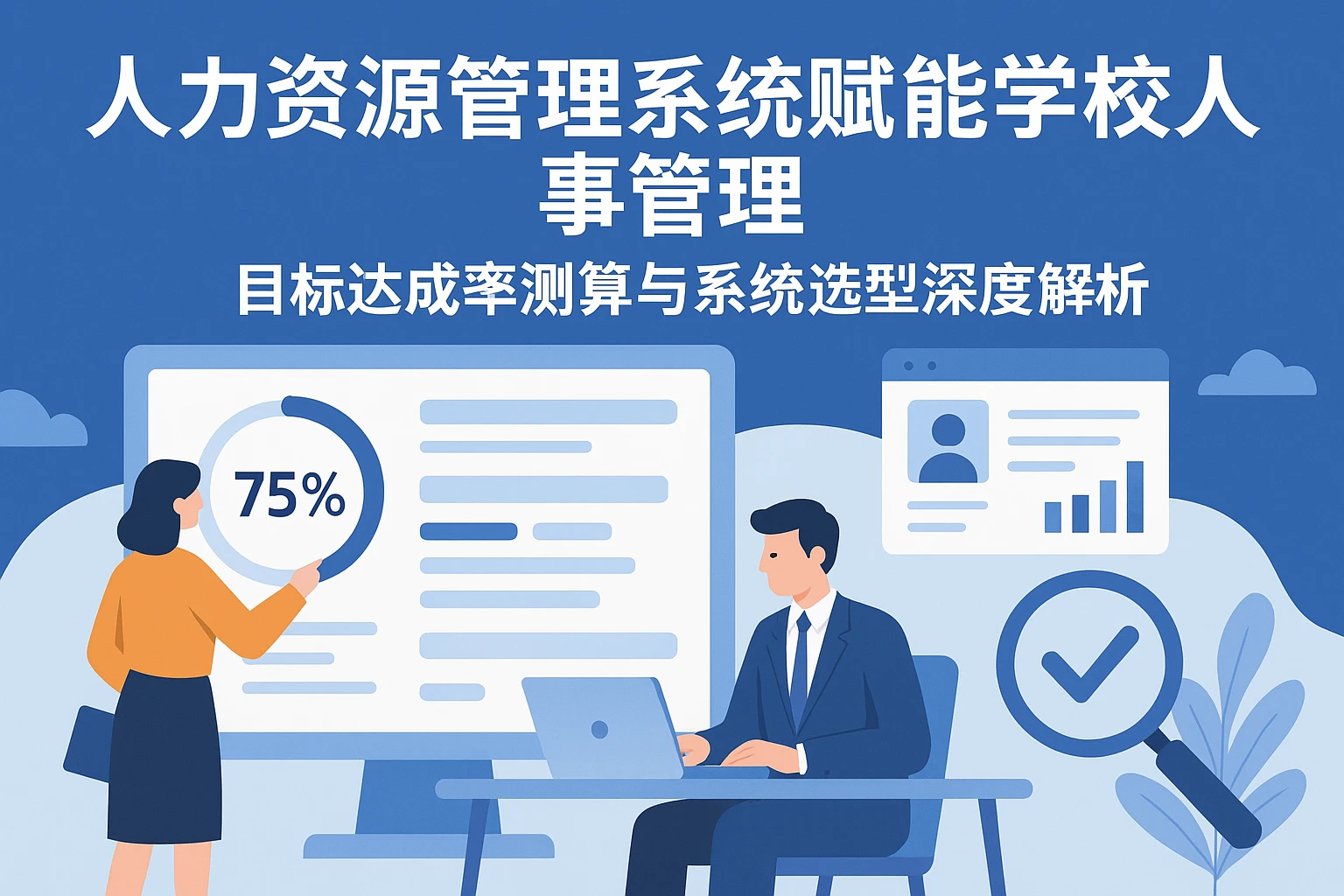 人力资源管理系统赋能学校人事管理：目标达成率测算与系统选型深度解析