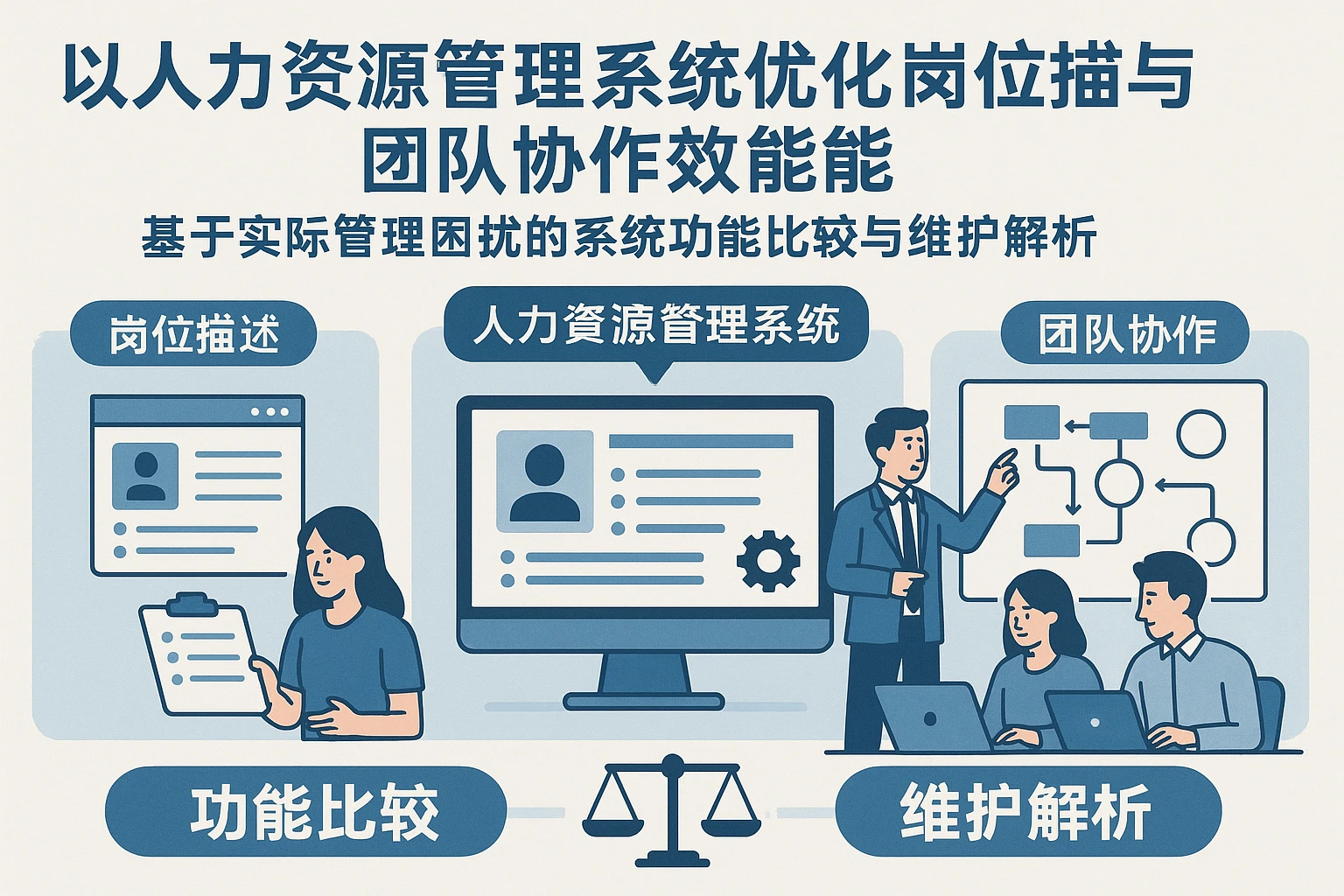 以人力资源管理系统优化岗位描述与团队协作效能——基于实际管理困扰的系统功能比较与维护解析