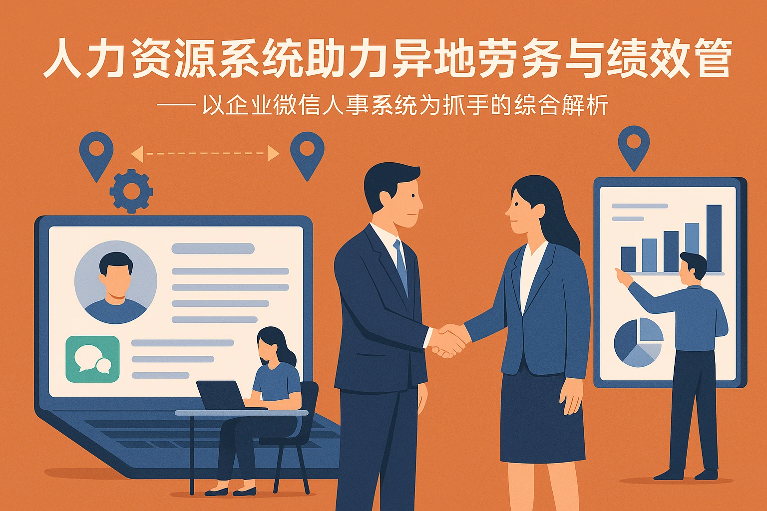 人力资源系统助力异地劳务与绩效管理 —— 以企业微信人事系统为抓手的综合解析