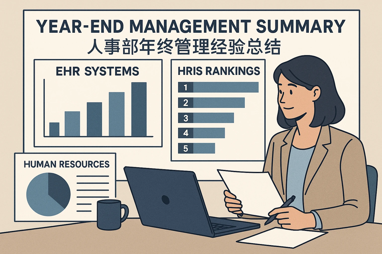 EHR系统与人事系统排行榜视角下的人事部年终管理经验总结