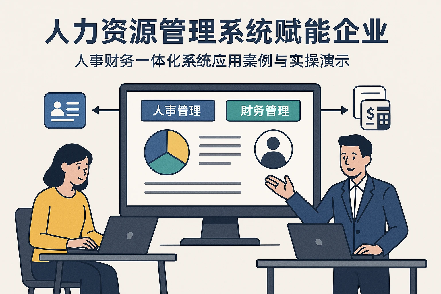 人力资源管理系统赋能企业：人事财务一体化系统应用案例与实操演示