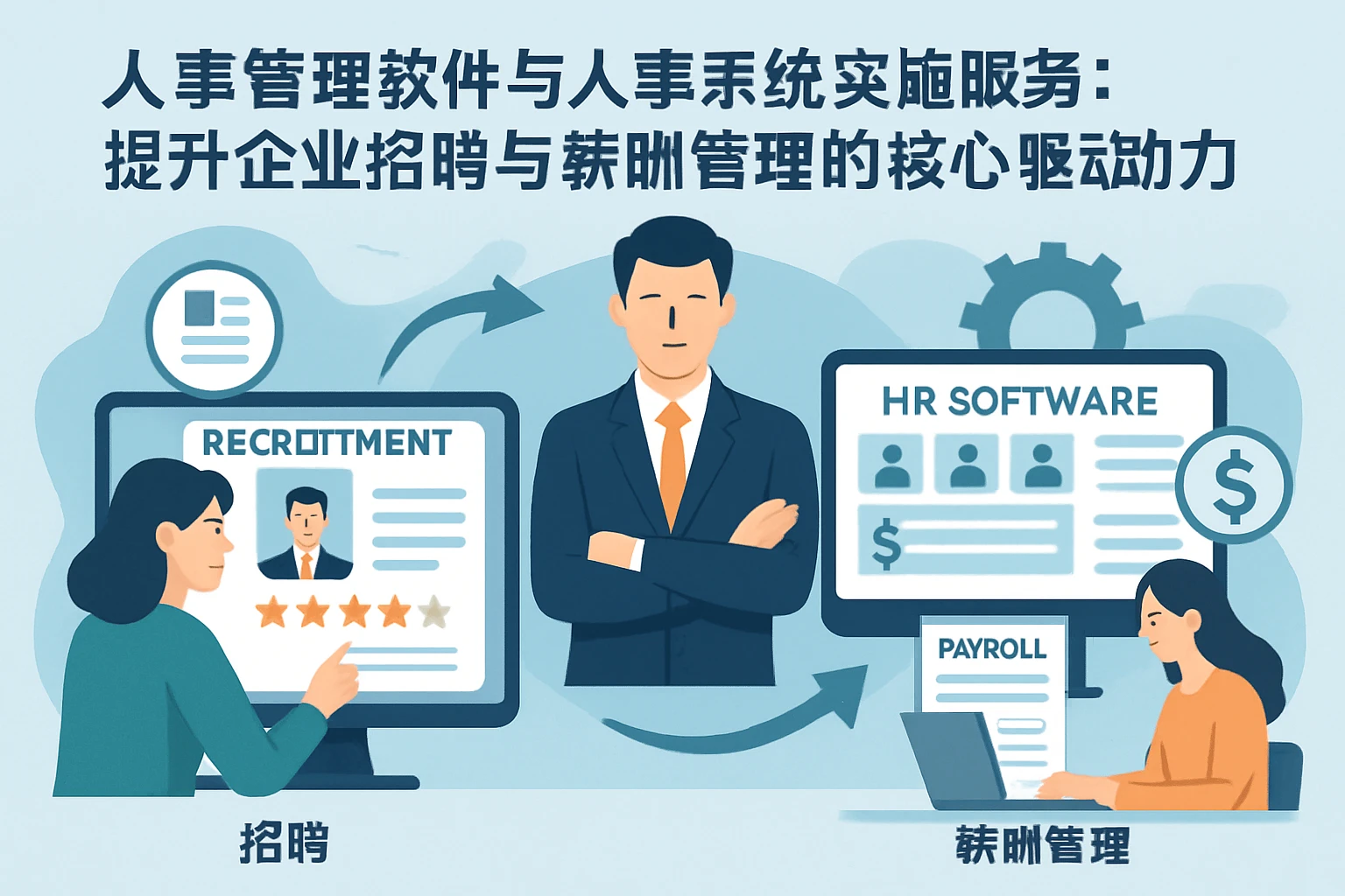 人事管理软件与人事系统实施服务：提升企业招聘与薪酬管理的核心驱动力