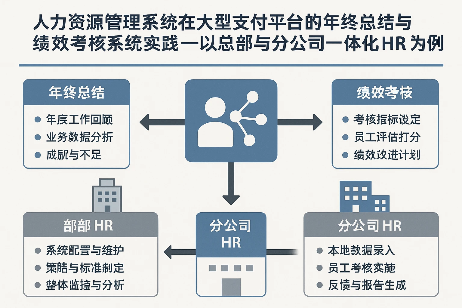 人力资源管理系统在大型支付平台的年终总结与绩效考核系统实践——以总部与分公司一体化 HR 为例
