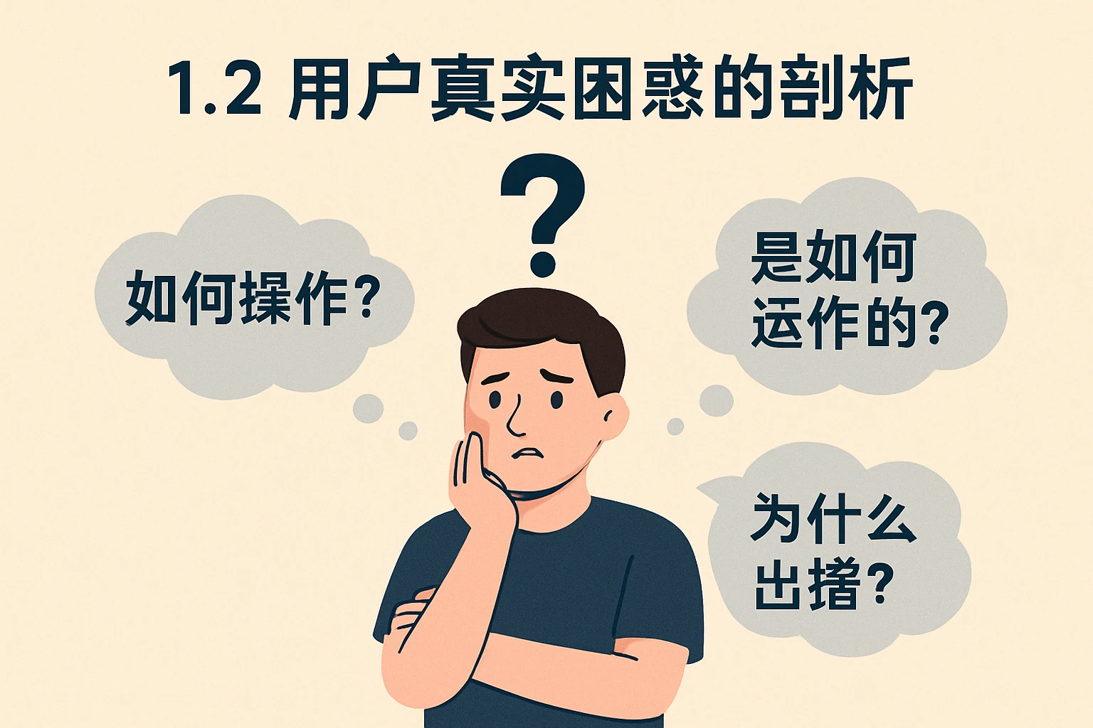 1.2 用户真实困惑的剖析