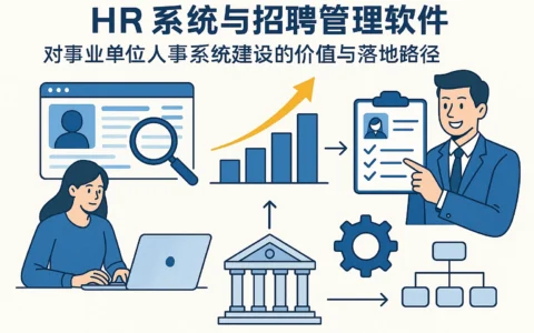 HR系统与招聘管理软件对事业单位人事系统建设的价值与落地路径
