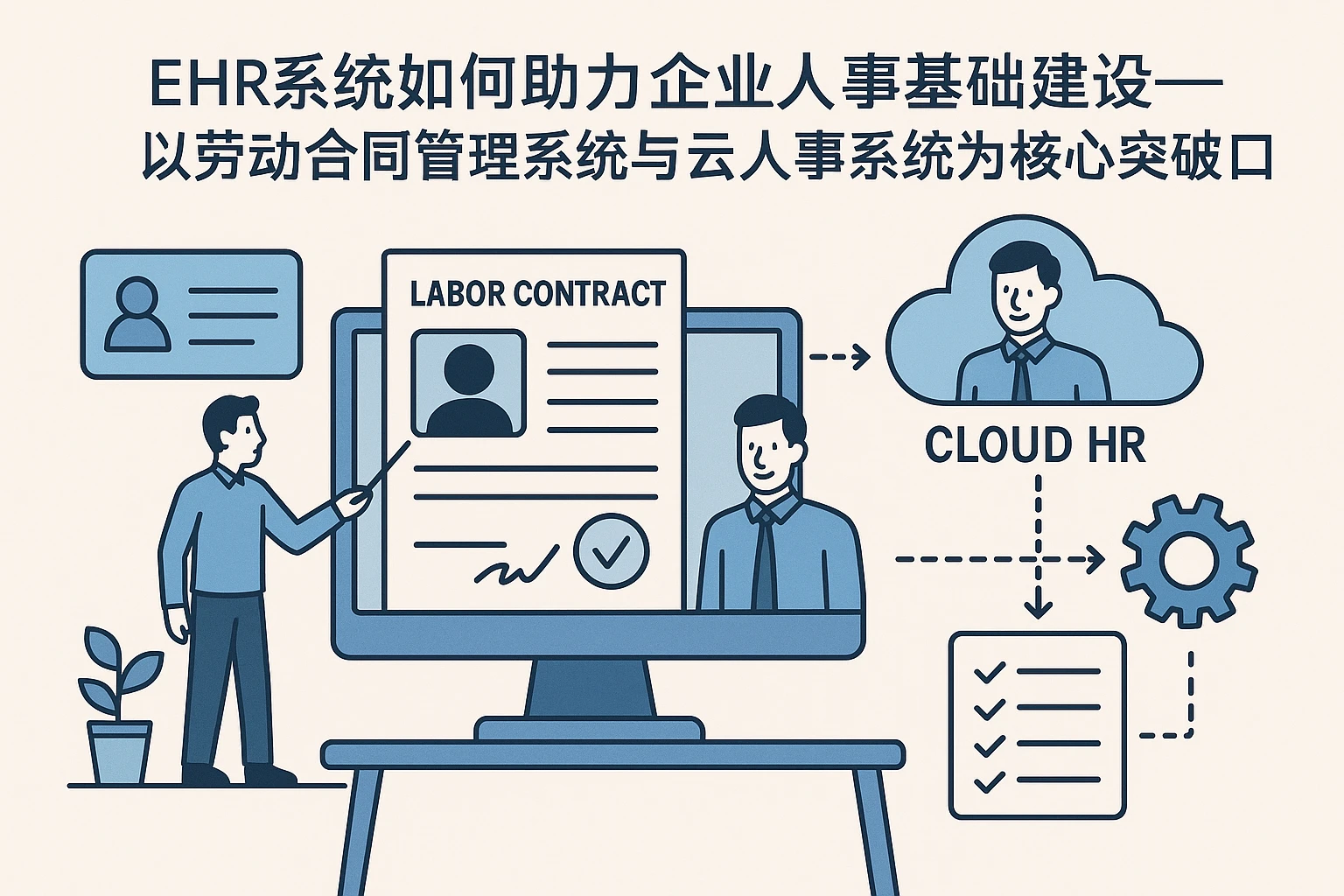 ehr系统如何助力企业人事基础建设——以劳动合同管理系统与云人事系统为核心突破口