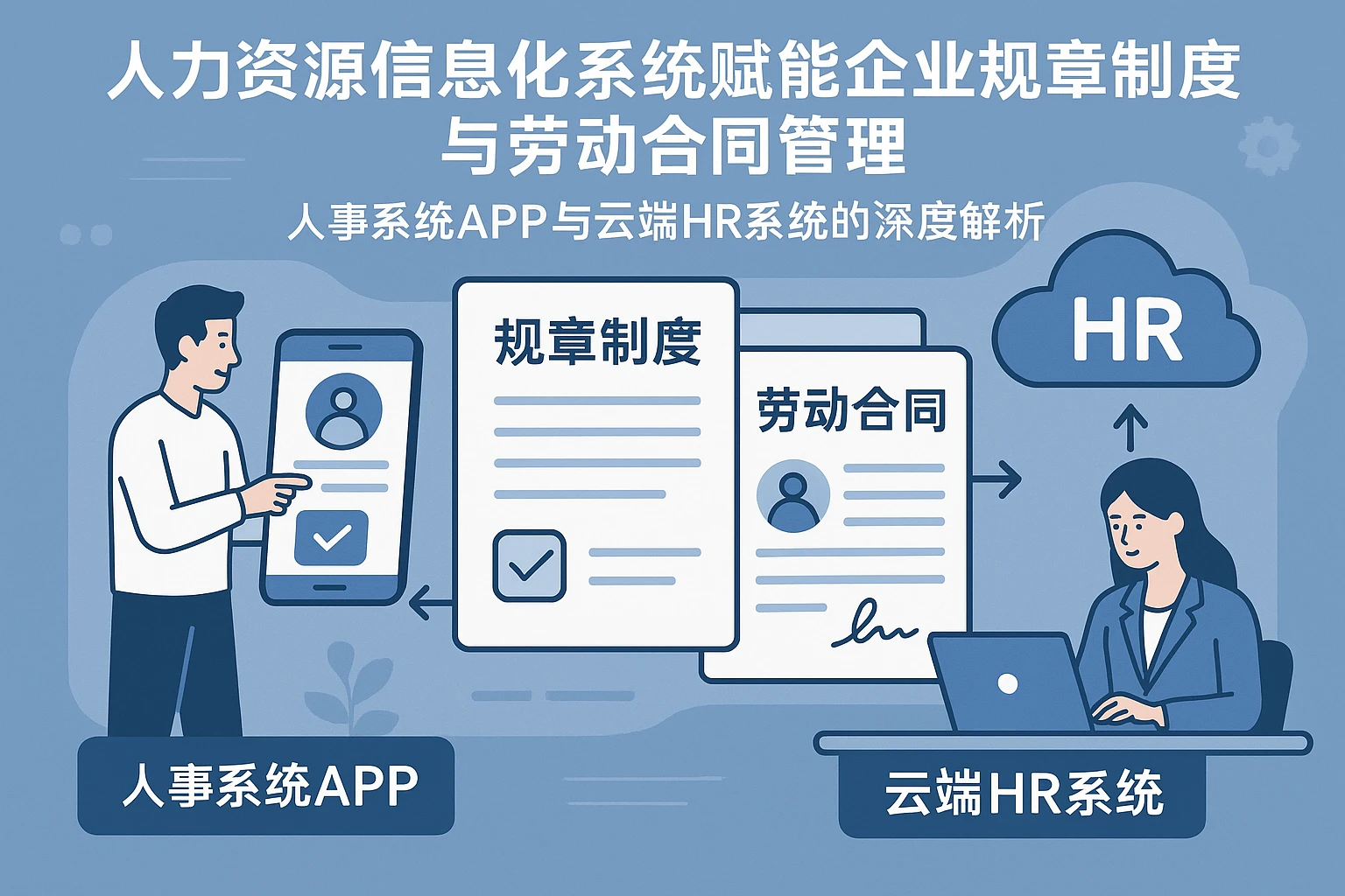 人力资源信息化系统赋能企业规章制度与劳动合同管理：人事系统APP与云端HR系统的深度解析