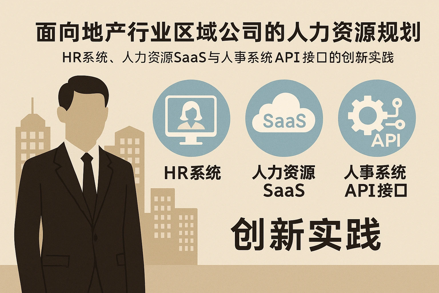 面向地产行业区域公司的人力资源规划：HR系统、人力资源SaaS与人事系统API接口的创新实践