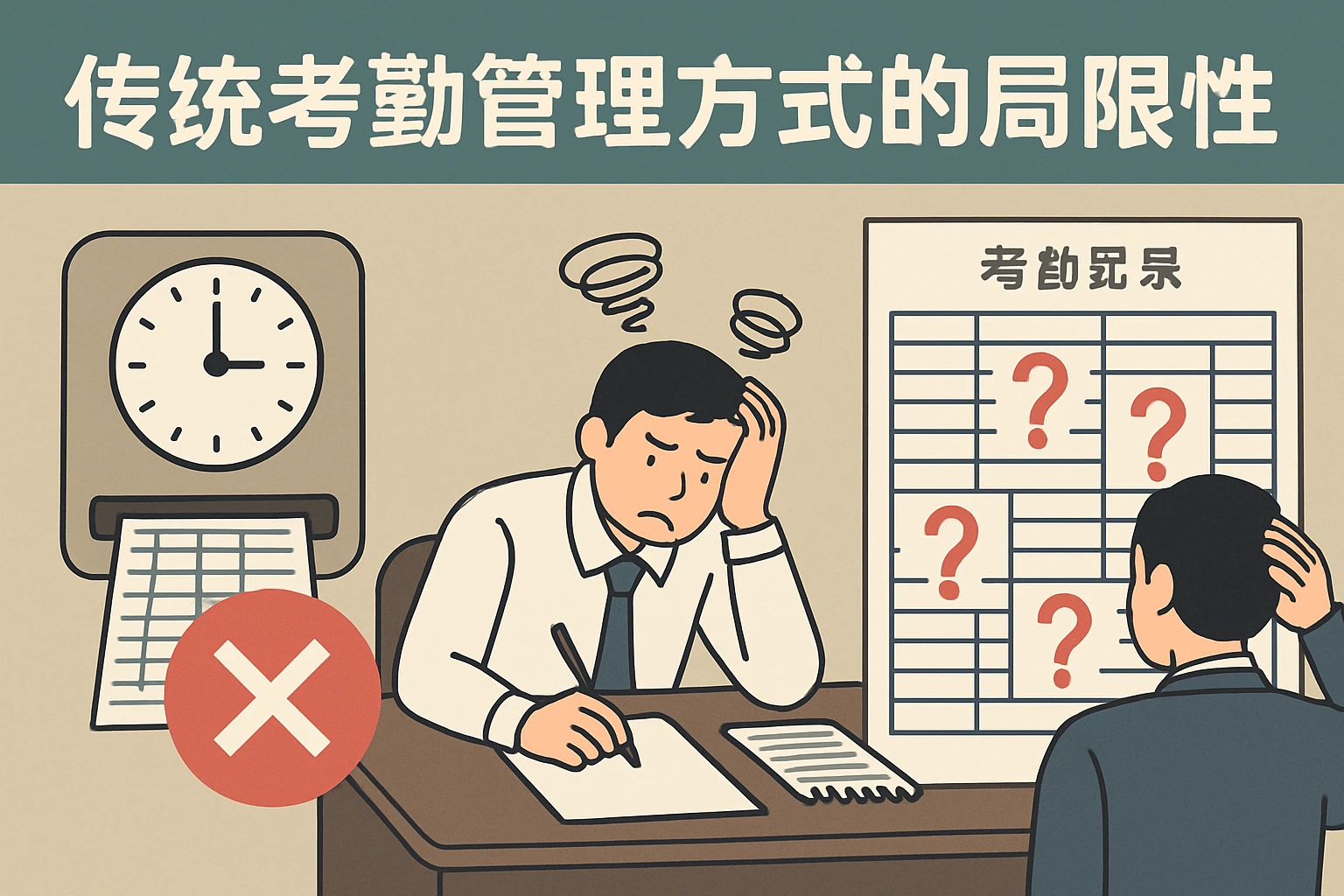 传统考勤管理方式的局限性