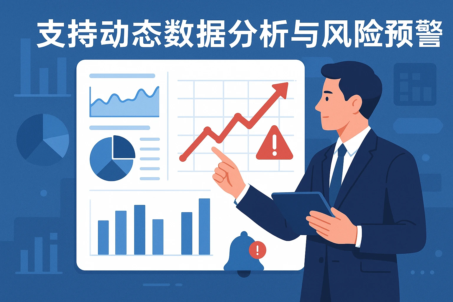 支持动态数据分析与风险预警