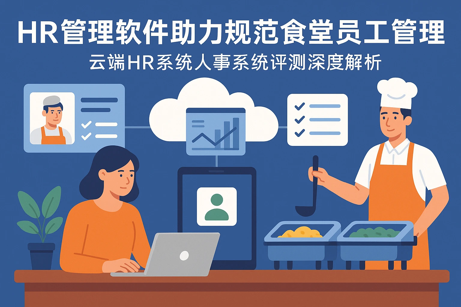 HR管理软件助力规范食堂员工管理——云端HR系统与人事系统评测深度解析