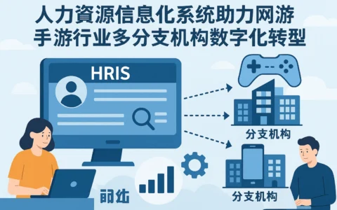人力资源信息化系统助力网游手游行业多分支机构数字化转型