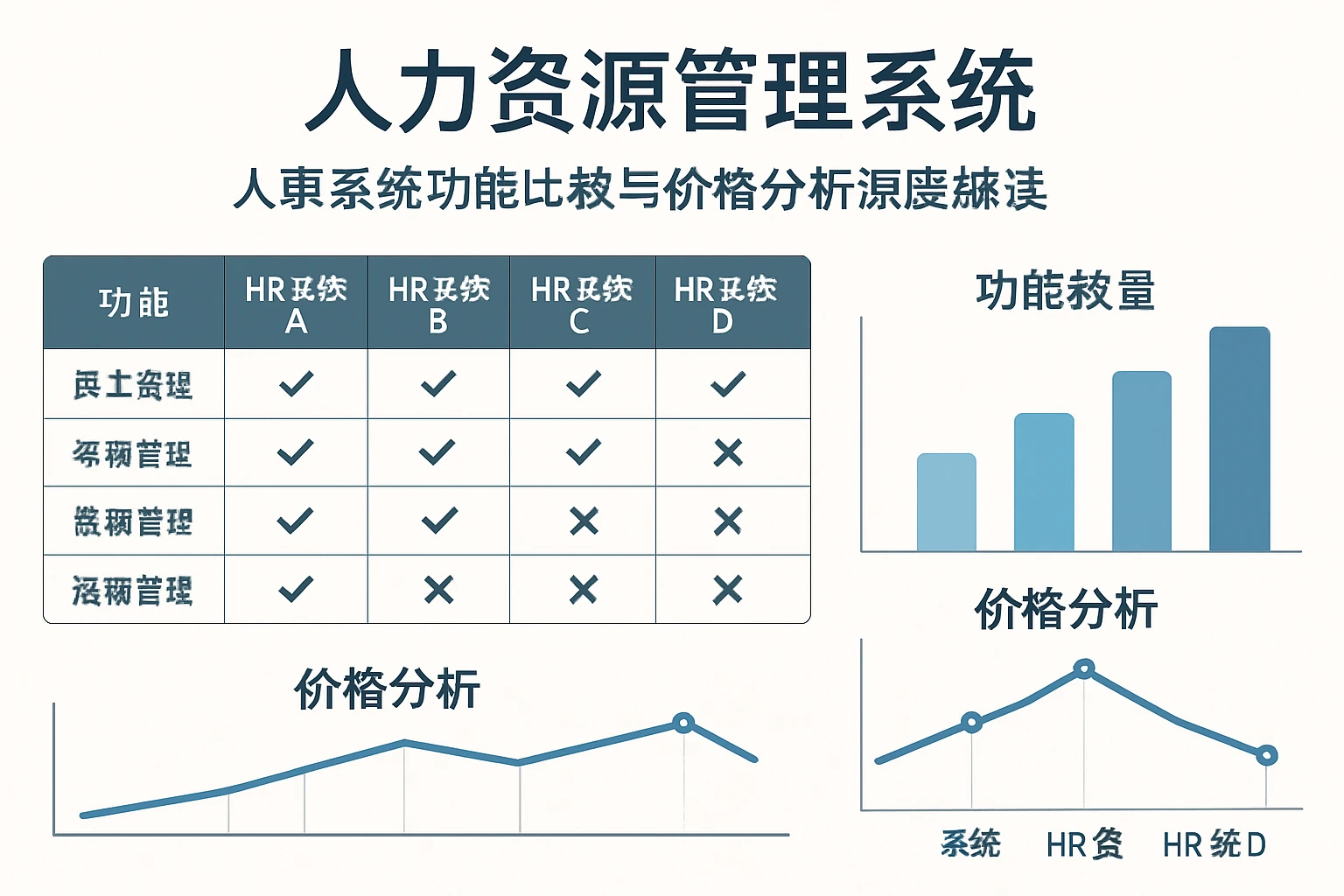 人力资源管理系统：人事系统功能比较与价格分析深度解读