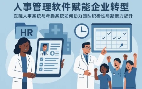 人事管理软件赋能企业转型——医院人事系统与考勤系统如何助力团队积极性与凝聚力提升