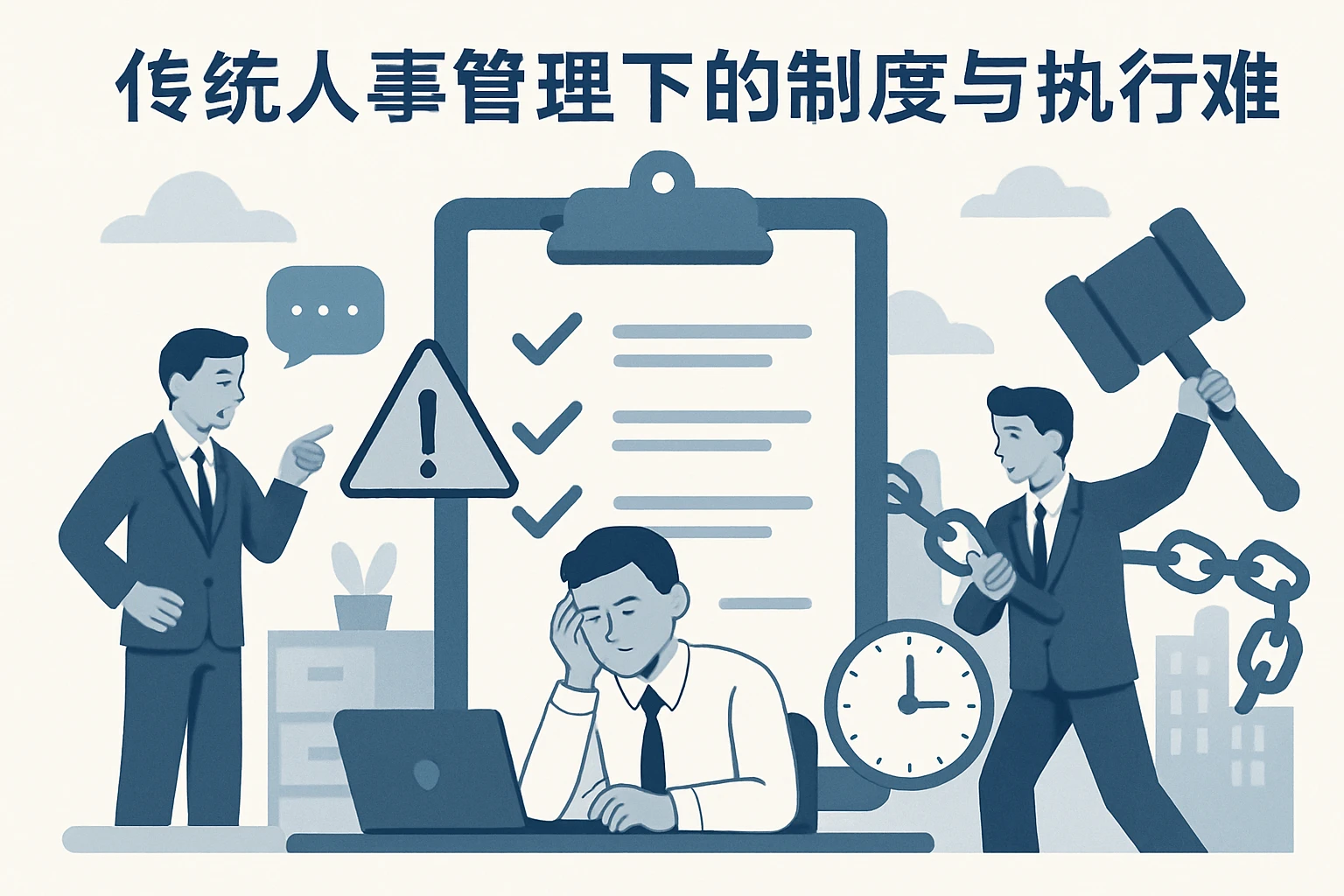 传统人事管理下的制度与执行难题