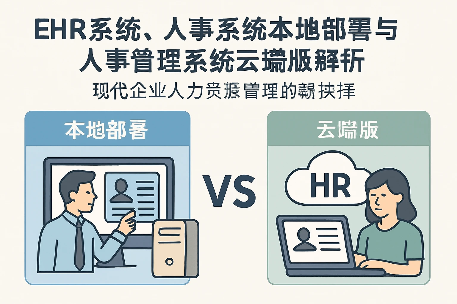 ehr系统、人事系统本地部署与人事管理系统云端版解析 —— 现代企业人力资源管理的新抉择