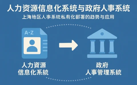 人力资源信息化系统与政府人事管理系统——上海地区人事系统私有化部署的趋势与应用