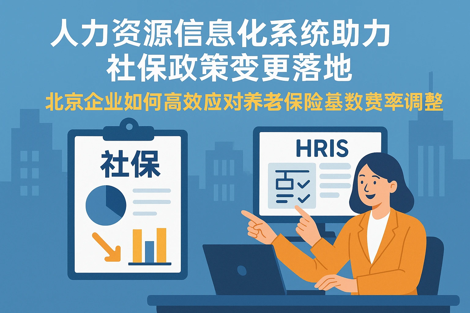 人力资源信息化系统助力社保政策变更落地——北京企业如何高效应对养老保险基数费率调整