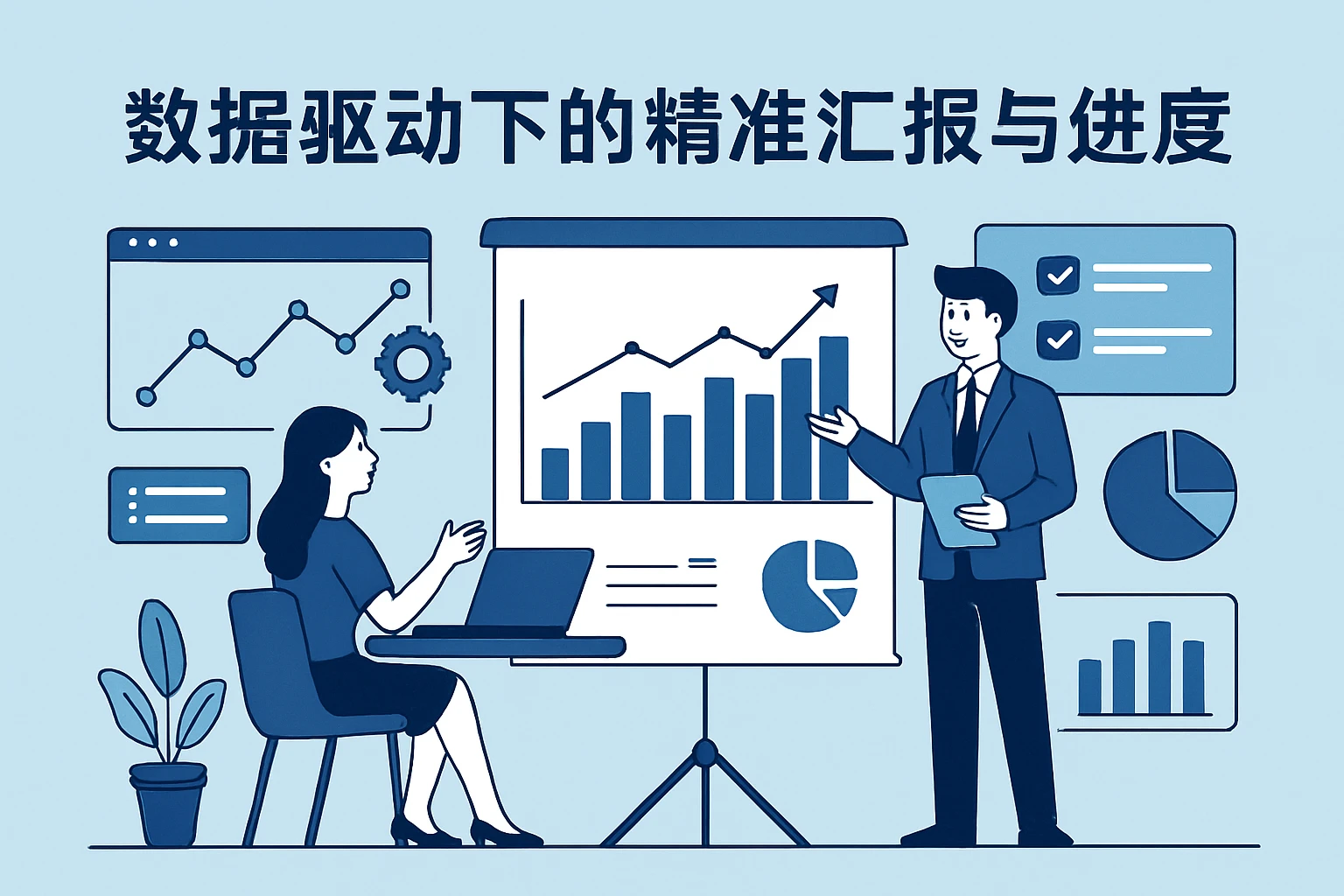 数据驱动下的精准汇报与进度掌控